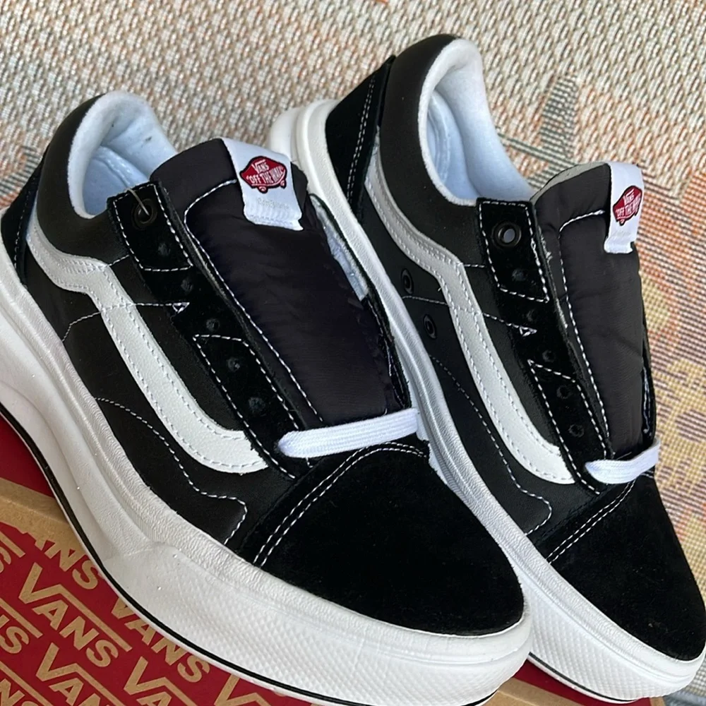 Vans WMNS Oid Skool Over Black/White VN0A7Q5EBA2 Sneakers Platforms